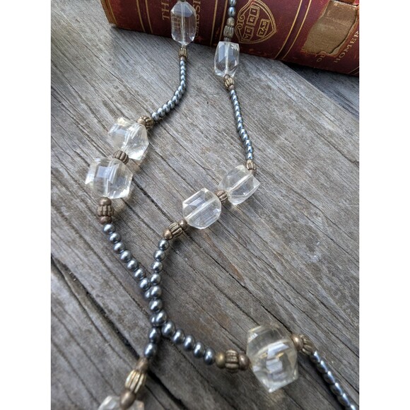 80s Sparkly Beaded Necklaces, Retro Bead Necklace Lot - Picture 5 of 9